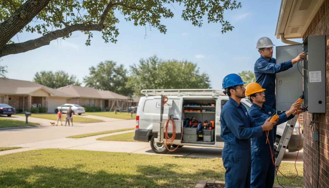 Certified electrician providing emergency electrical services in Bon Air, AL